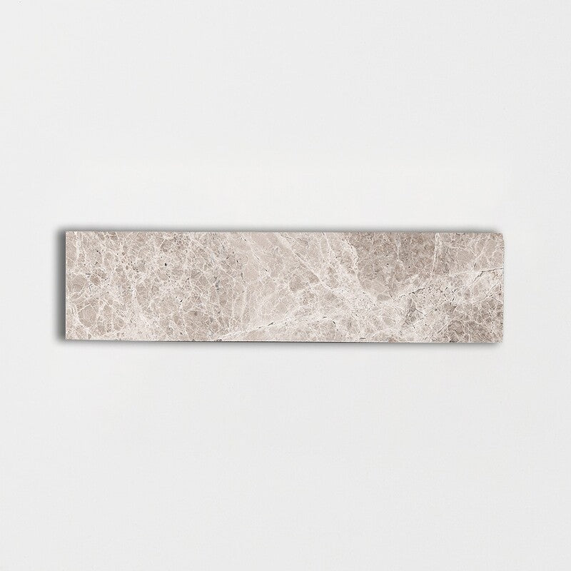 LONG SUBWAY: Silver Shadow Rectangle Field Tile (polished | 2"x8"x1/2" | straight cut)