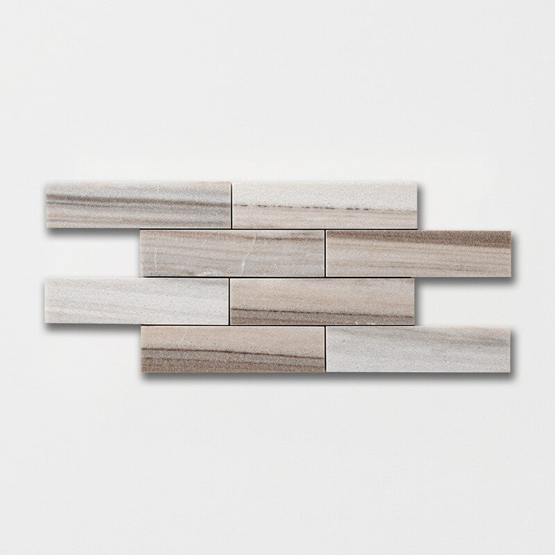 LONG SUBWAY: Skyline Rectangle Field Tile (polished | 2"x8"x1/2" | straight cut)