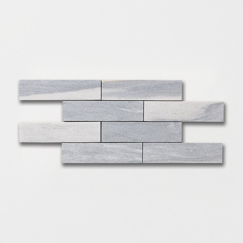 LONG SUBWAY: Skyline Rectangle Field Tile (leather | 2"x8"x1/2" | straight cut)