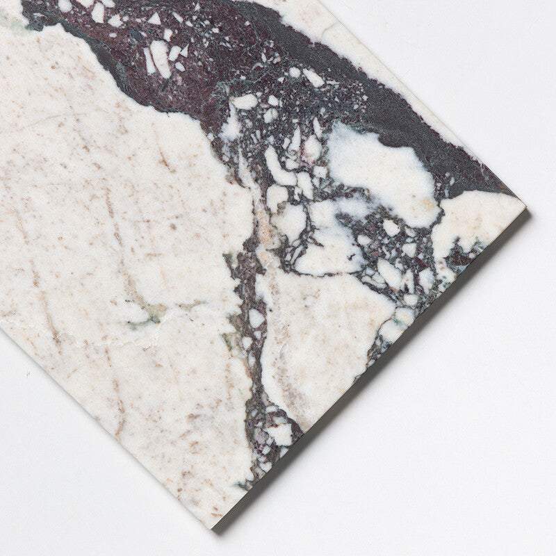 NATURAL REFLECTIONS : Calacatta Viola Marble Rectangle Field Tile (honed | 12"x24"x3/8" | beveled)