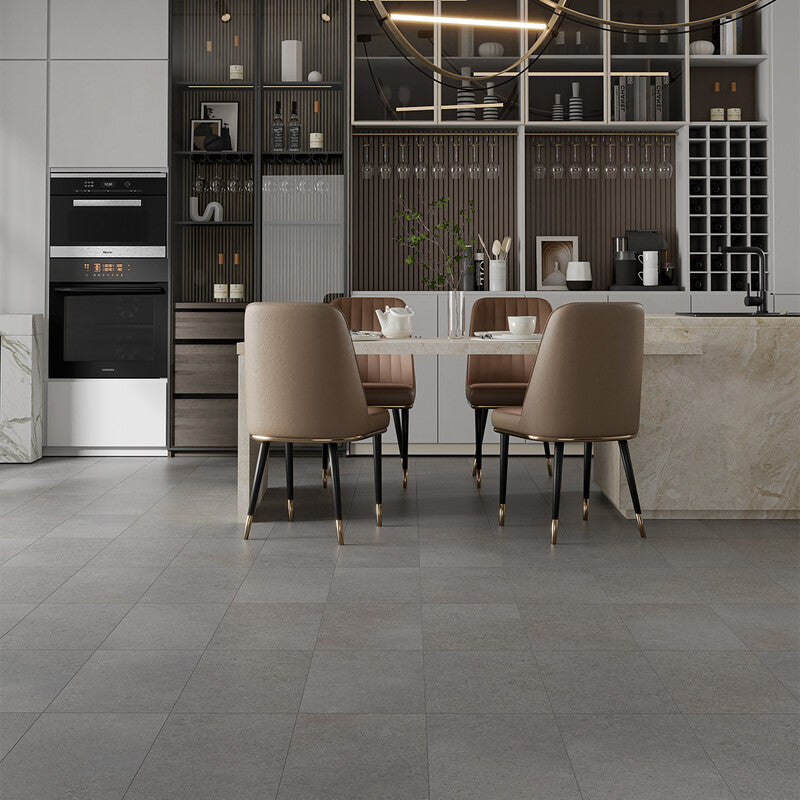 STONEHILL PORCELAIN: Infinity Grey Rectangle Field Tile (12"x24"x5/16" | rectified)