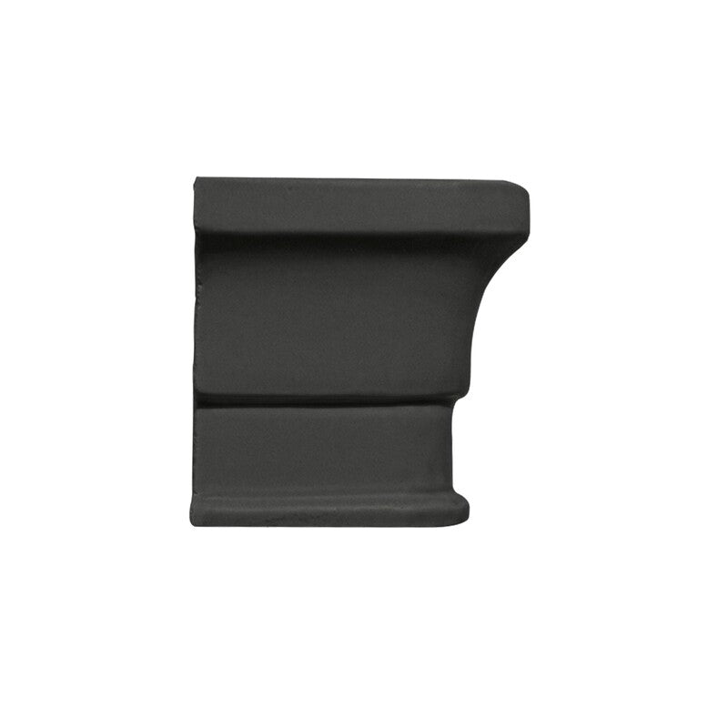 BREATHE MORESQUE: Nocturnal Ceramic Rail Molding Corner (glossy | 2"x2"x3/8" | round)