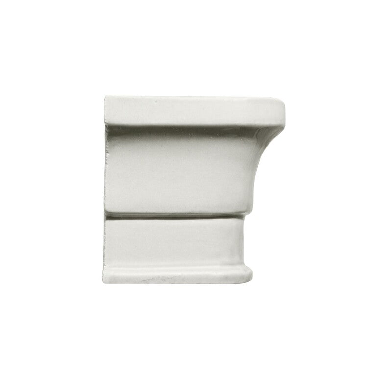 BREATHE MORESQUE: Seda Ceramic Rail Molding (glossy | 2"x2"x3/8" | round)