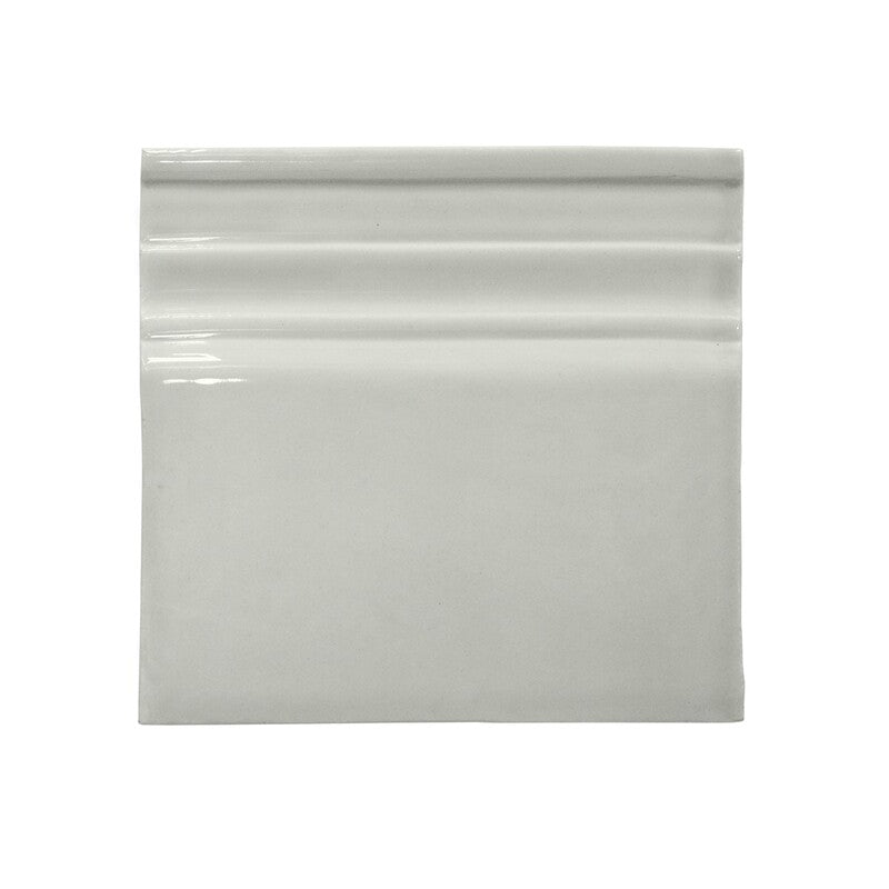 BREATHE MORESQUE: Ceniza Ceramic Baseboard (glossy | 6"x6"x3/8" | round)