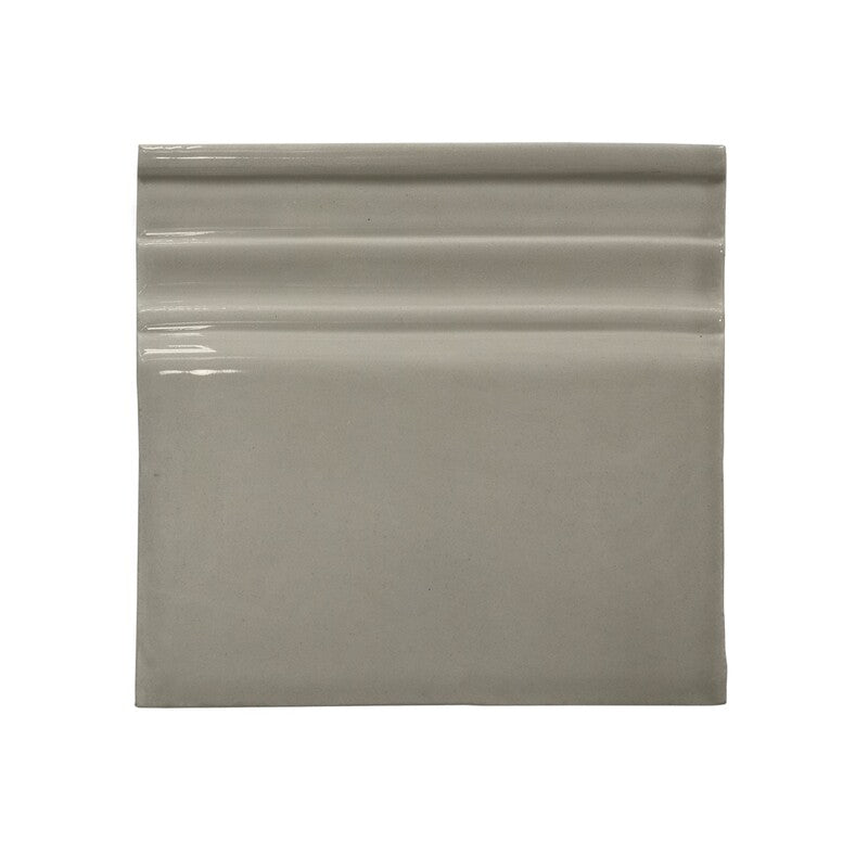 BREATHE MORESQUE: Camino Ceramic Baseboard (glossy | 6"x6"x3/8" | round)