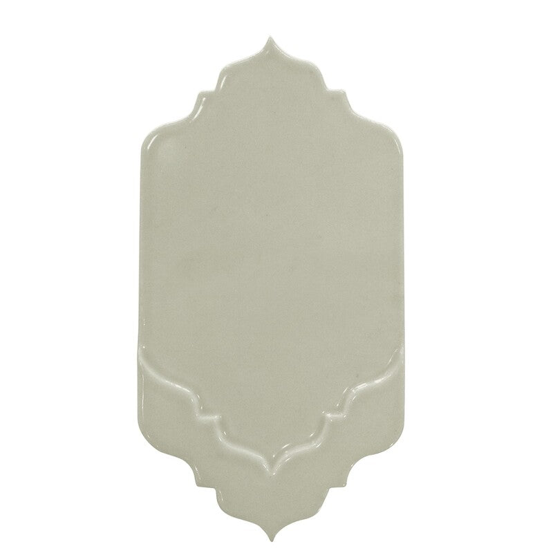 BREATHE MORESQUE: Breathe Musa Field Deco Tile (glossy | 4"x8"x3/8" | round)