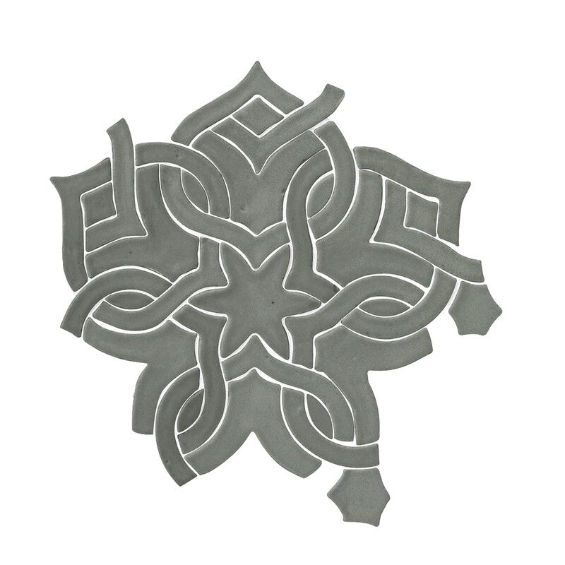 BREATHE MORESQUE: Tinta Flora Mosaic (glossy | 8"x8"x3/8" | round)