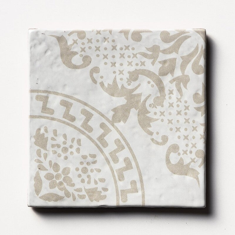 ANTIQUE: Antigua 6 Glazed Terracotta Field Deco Tile (6"x6"x1/2" | glossy)