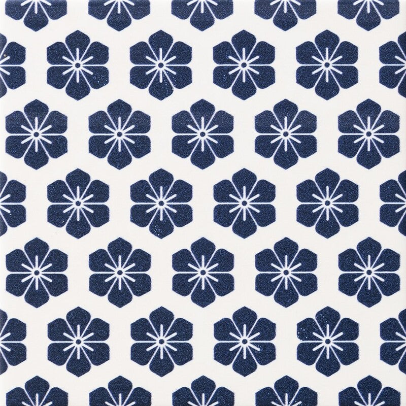 WAGARA CERAMIC: Sakura Square Field Tile (matte | 6"x6"x3/8" | straight cut)