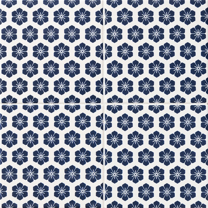 WAGARA CERAMIC: Sakura Square Field Tile (matte | 6"x6"x3/8" | straight cut)