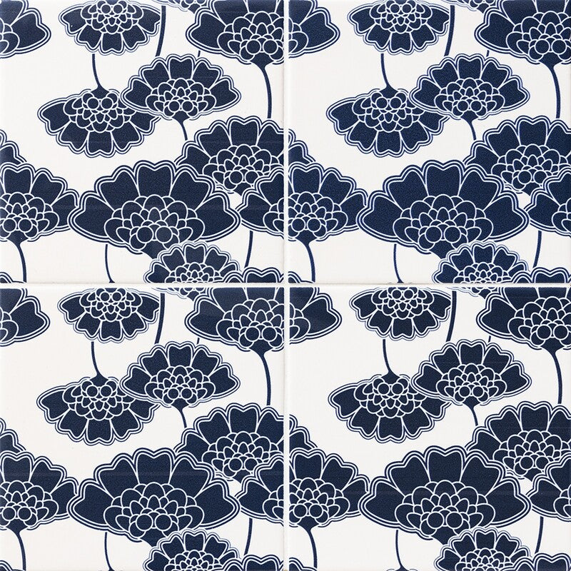 WAGARA CERAMIC: Kiku Square Field Tile (matte | 6"x6"x3/8" | straight cut)