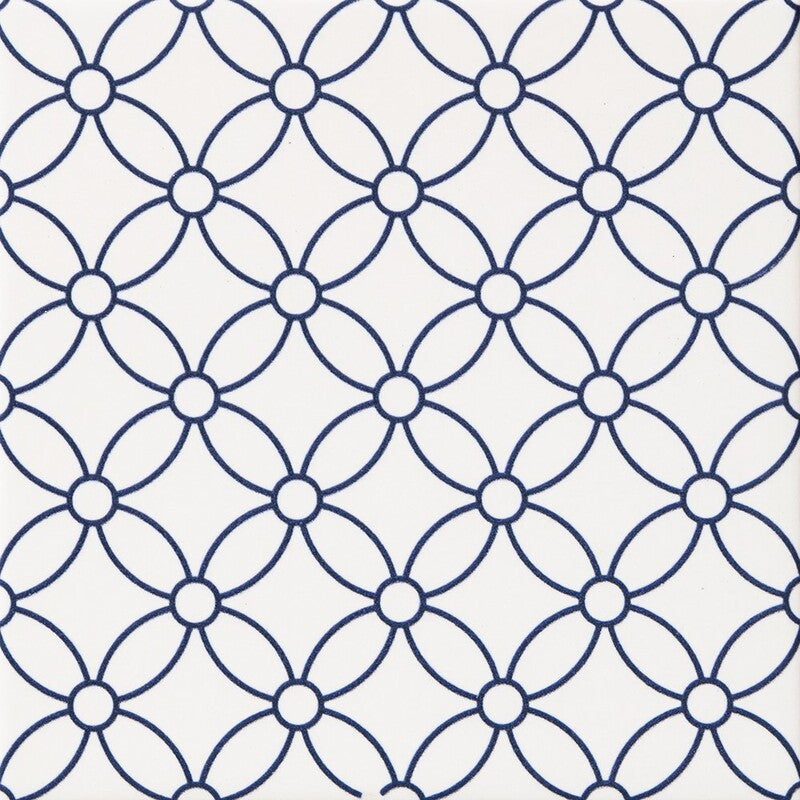 WAGARA CERAMIC: Shippo Square Field Tile (matte | 6"x6"x3/8" | straight cut)