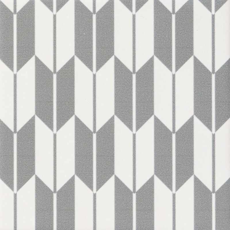 WAGARA CERAMIC: Gure Yagasuri Field Deco Tile (matte | 6"x6"x3/8" | straight cut)