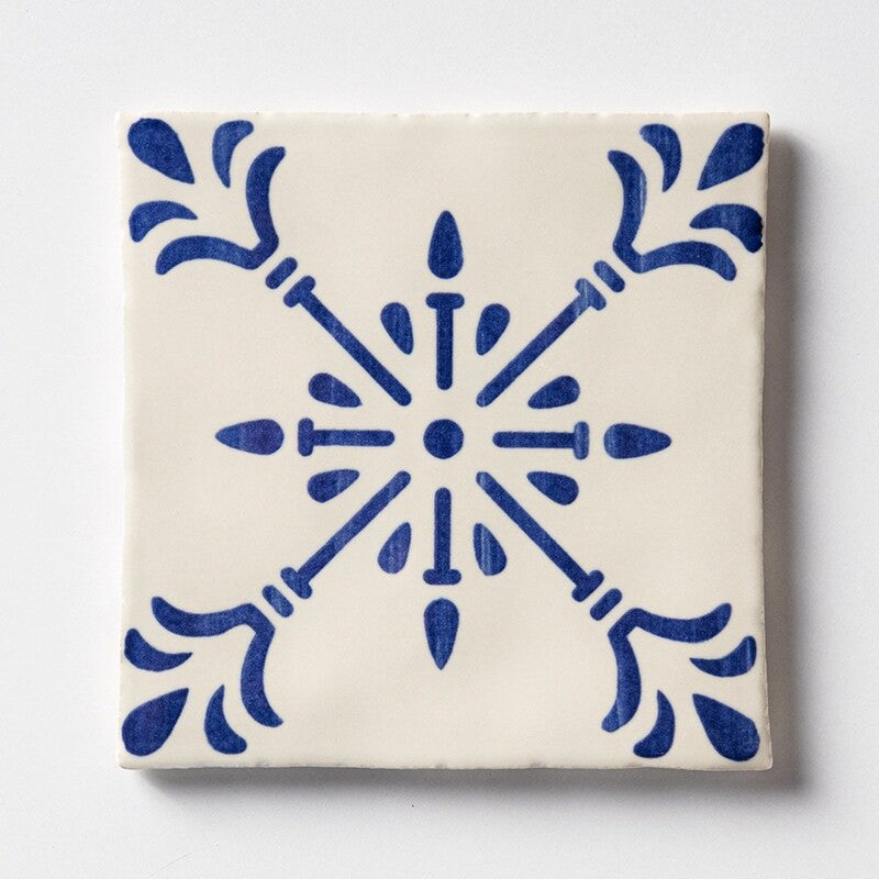 CHEZ MONET CERAMIC: Auvergne Square Field Tile (glossy | 6"x6"x3/8" | straight cut)