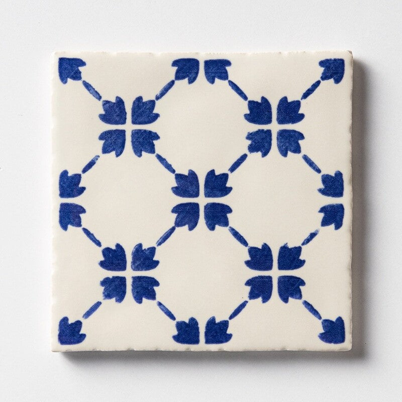 CHEZ MONET CERAMIC: Loire Square Field Tile (glossy | 6"x6"x3/8" | straight cut)