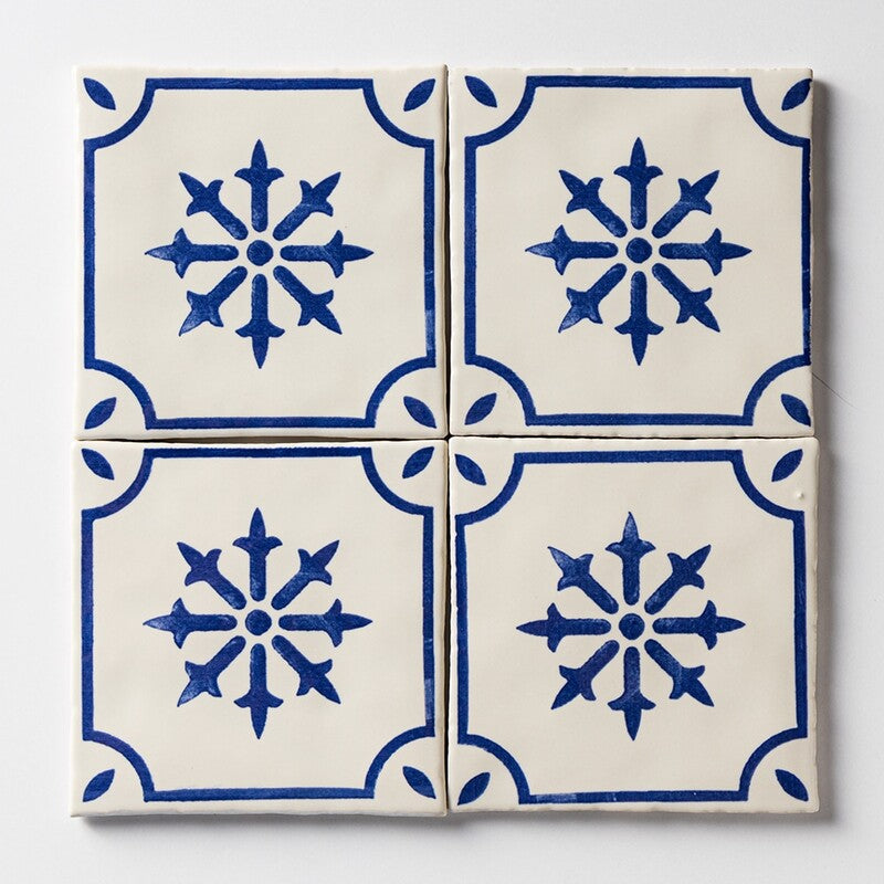 CHEZ MONET CERAMIC: Gascony Square Field Tile (glossy | 6"x6"x3/8" | straight cut)