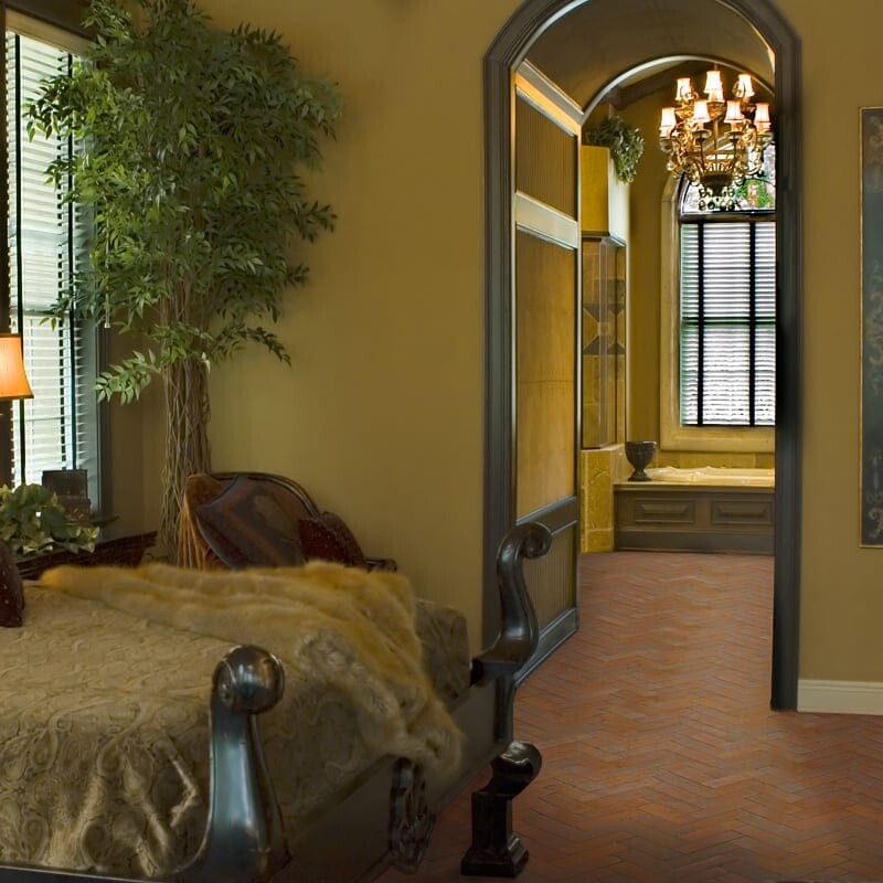 RECLAIMED: Red Parquet Field Tile (natural | 3"x12"x3/4" | beveled)