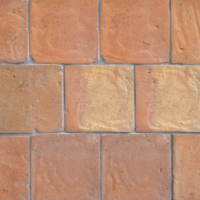 COTTO MED: Red Square Natural Terracotta Field Tile (6"x6"x3/4" | matte)