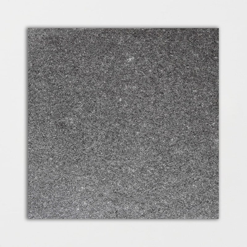 ABSOLUTE BLACK EXTRA: Granite Square Field Tile (flamed | 12"x12"x3/8" | beveled)