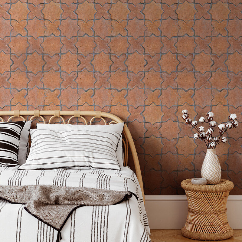COTTO MED: Red Cross Natural Terracotta Field Tile (6"x6"x3/4" | matte)