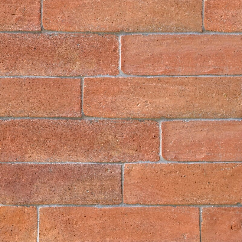 COTTO MED: Red Rectangle Natural Terracotta Field Tile (3"x12"x3/4" | matte)