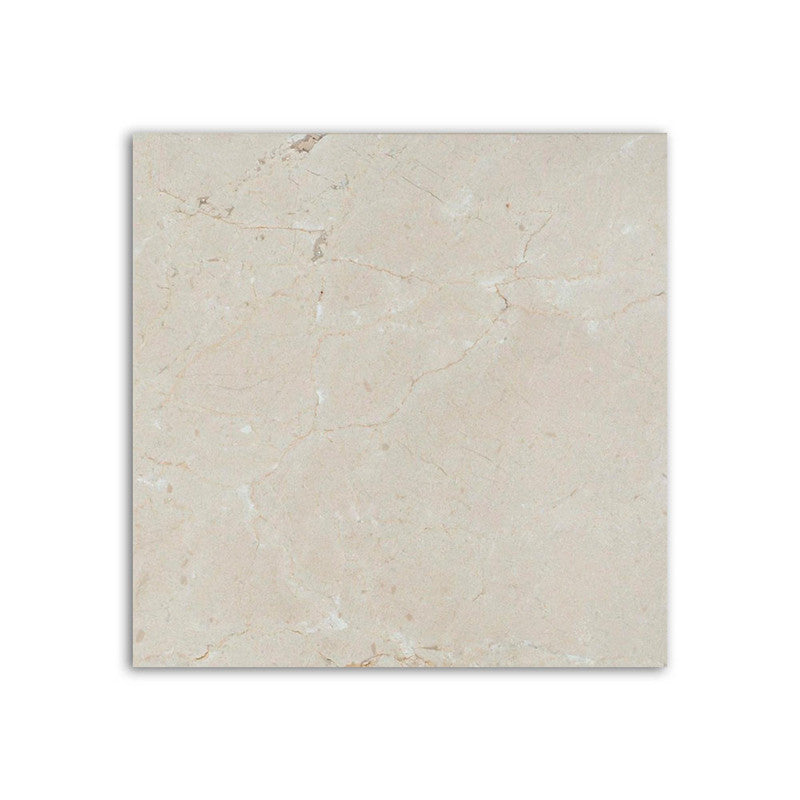 CREMA MARFIL : Square Field Tile (polished | 18"x18"x3/8" | straight cut)