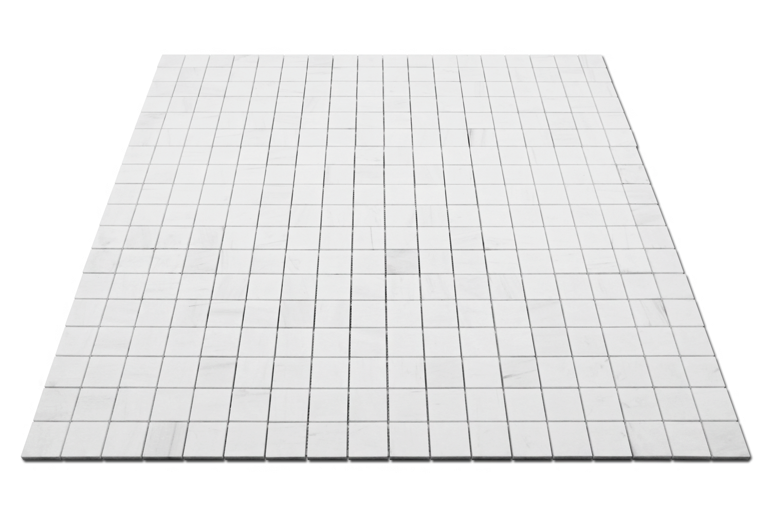 BIANCO VENATO: Dolomite 2"X2" Straight Stack Mosaic (12"x12"x3/8" | honed)