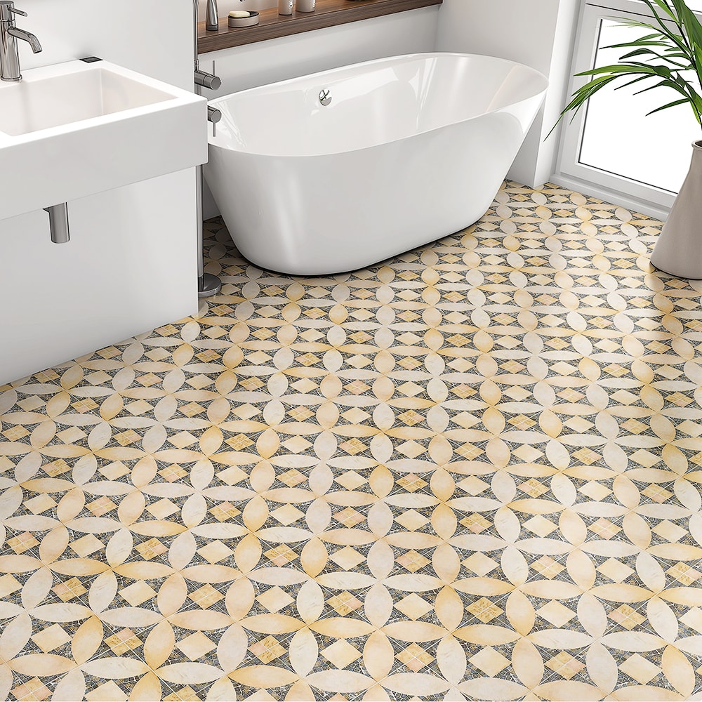 BABA CHIC: Sacchi Mosaic (honed | 8"x8"x1/4" | straight cut)