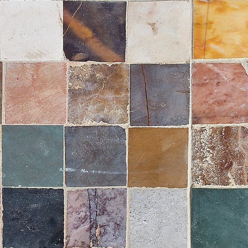 BABA CHIC: San Tropez Straight Stack Mosaic (honed | 10"x10"x1/4" | straight cut)