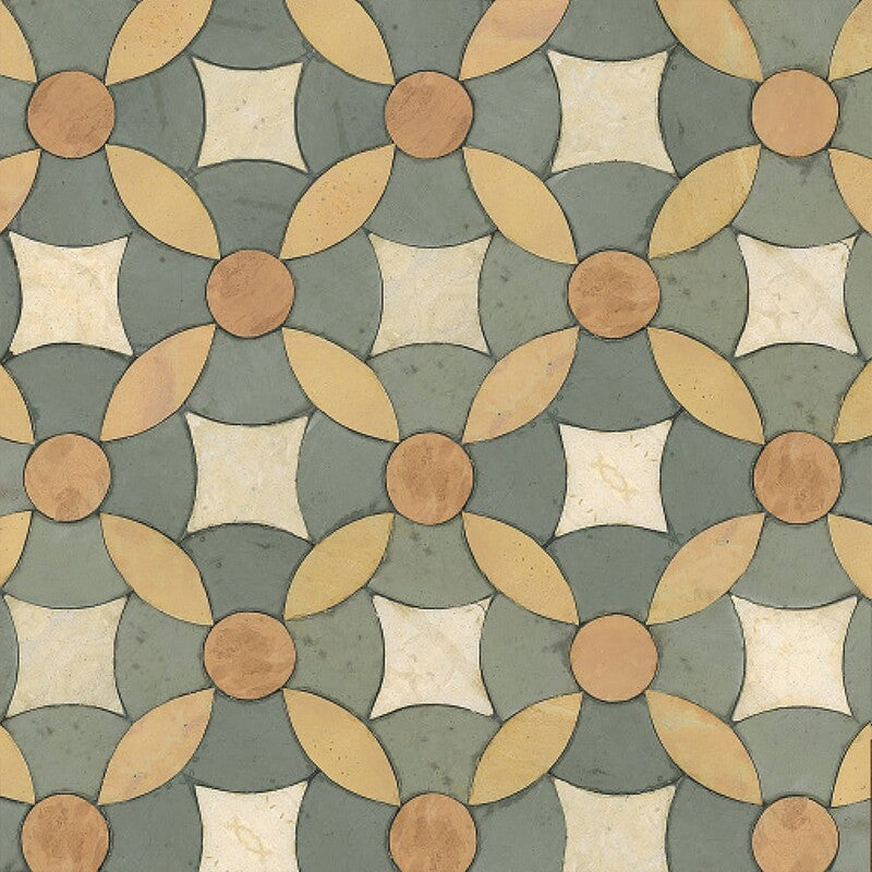 BABA CHIC: Sousse Mosaic (honed | 11"x11"x5/8" | straight cut)