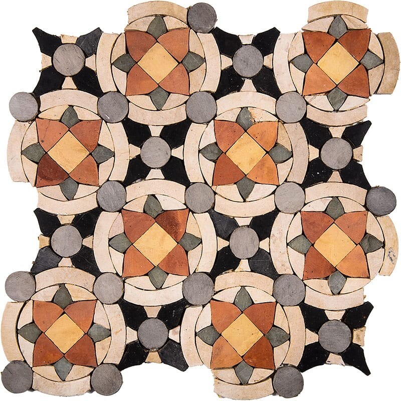 BABA CHIC: Mahdia Mosaic (honed | 11"x11"x5/8" | straight cut)