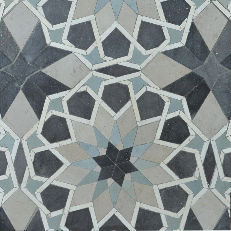 BABA CHIC: Laila Mosaic (honed | 10"x10"x1/4" | straight cut)