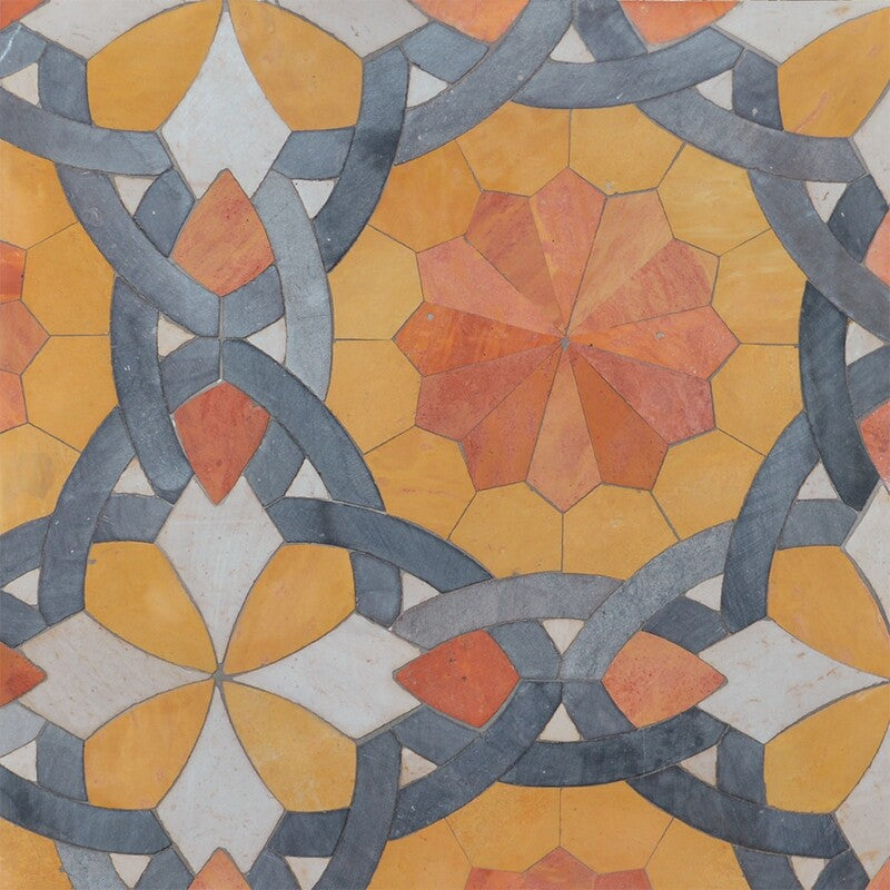 BABA CHIC: Anoushka Mosaic (honed | 10"x10"x1/4" | straight cut)