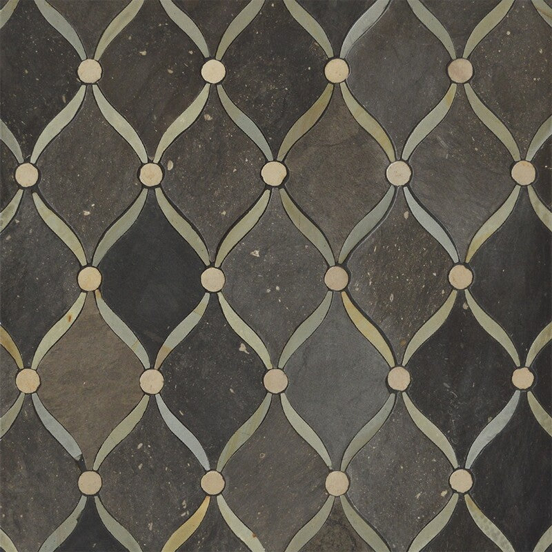 BABA CHIC: Tasnim Mosaic (honed | 11"x12"x1/4" | straight cut)