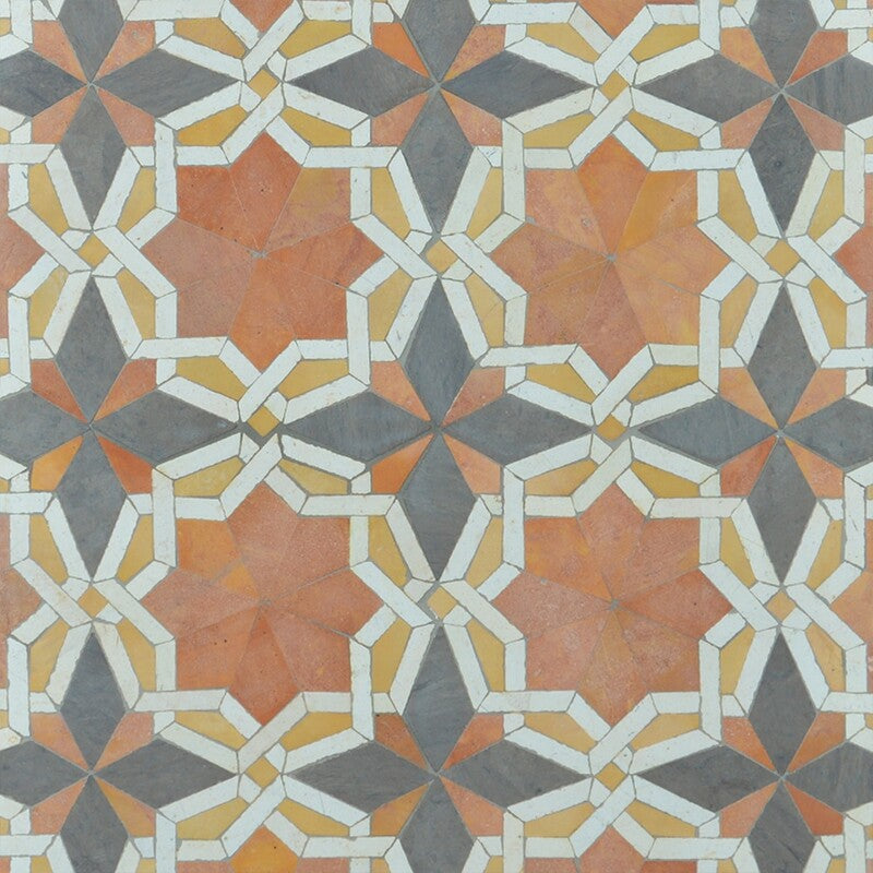 BABA CHIC: Maha Mosaic (honed | 10"x10"x1/4" | straight cut)