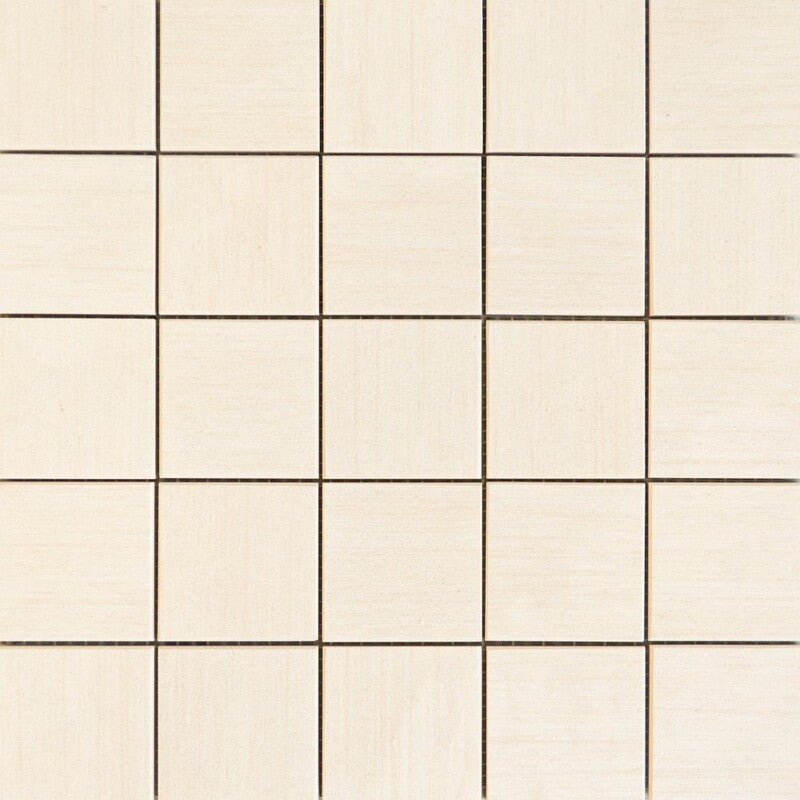 METALLIC PORCELAIN: Iridio 2X2 Straight Stack Mosaic (matte | 12"x12"x25/64" | straight cut)