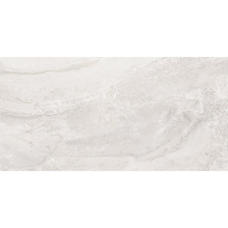 ECOCEM PORCELAIN: Melted Ice Concrete Rectangle Field Tile (matte | 12"x24"x25/64" | straight cut)
