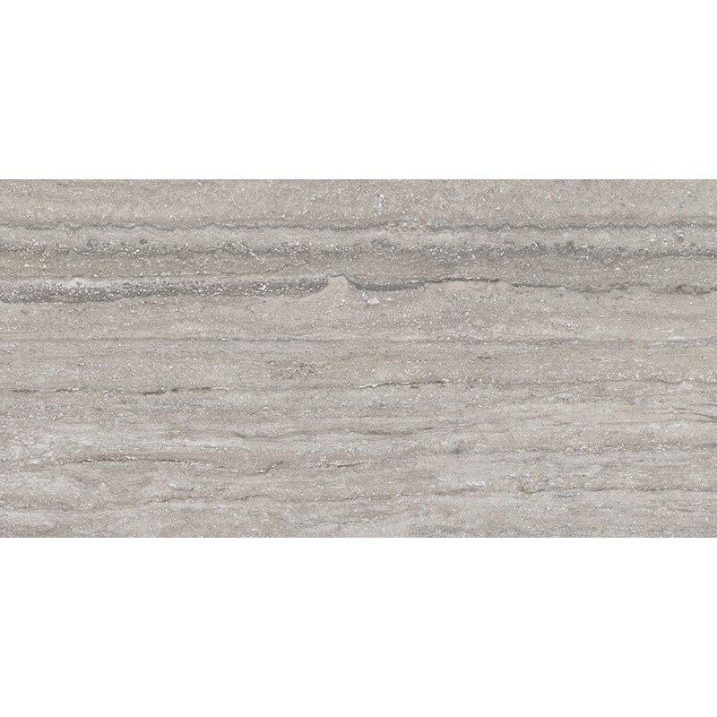 TREVI PORCELAIN: Grigio Al Contro Rectangle Field Tile (matte | 12"x24"x25/64" | straight cut)