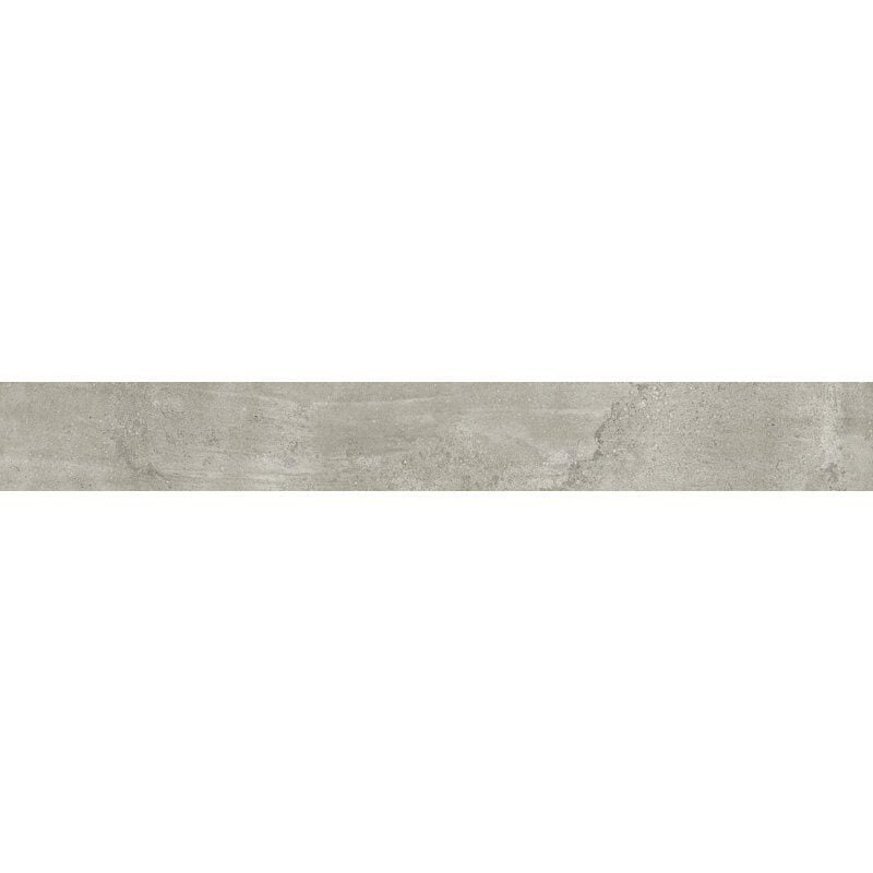 ECOCEM PORCELAIN: Sage Concrete Porcelain Sbn Single Long Bullnose (matte | 3"x24"x3/8" | straight cut)