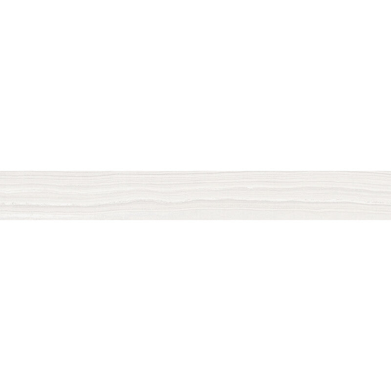 LINEA PORCELAIN: Bright Porcelain Sbn Single Long Bullnose (matte | 3"x24"x3/8" | straight cut)