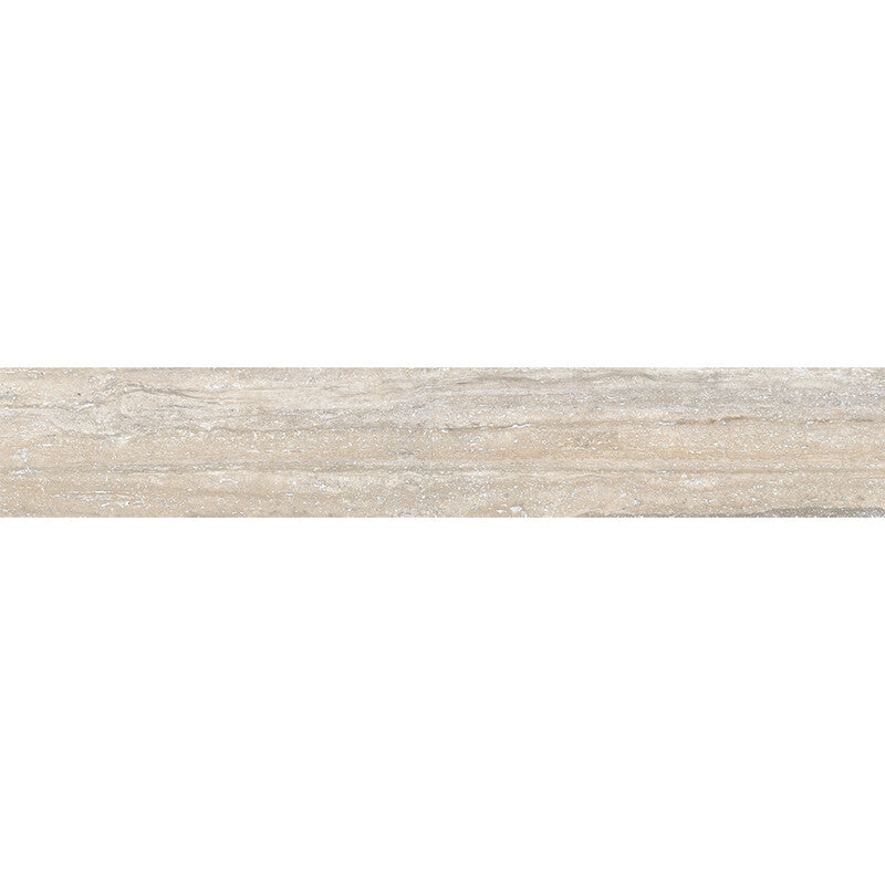 TREVI PORCELAIN: Argento Al Contro Porcelain Sbn Single Long Bullnose (matte | 4"x24"x3/8" | straight cut)
