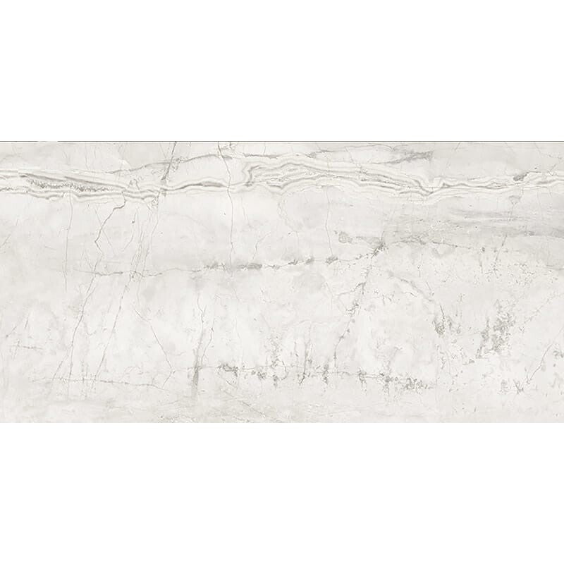 ELEGANTE PORCELAIN: Romano White Rectangle Field Tile (honed | 24"x48"x3/8" | straight cut)