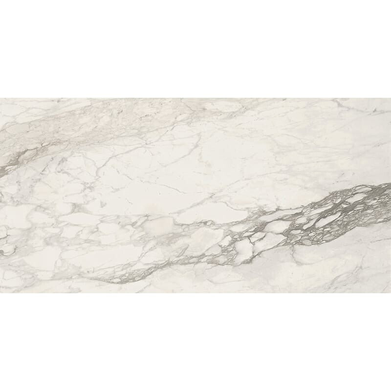 ELEGANTE PORCELAIN: Calacatta Renoire Rectangle Field Tile (polished | 12"x24"x3/8" | straight cut)