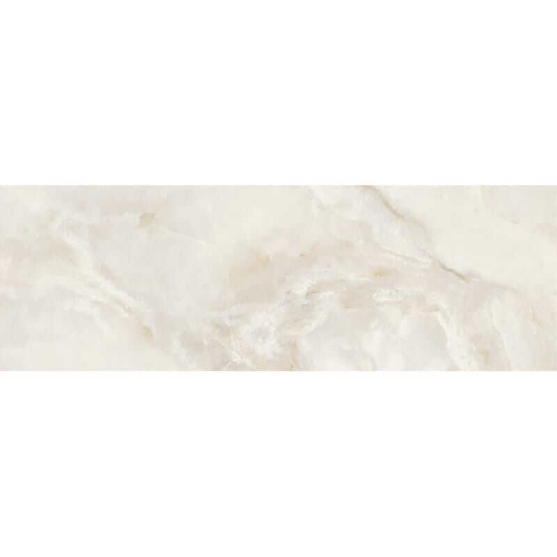 ELEGANTE PORCELAIN: Carrara Onyx Grey Rectangle Field Tile (polished | 4"x12"x3/8" | straight cut)