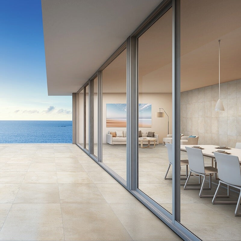 ATLAS PORCELAIN: Sahara Sand Rectangle Field Tile (honed | 12"x24"x5/16")