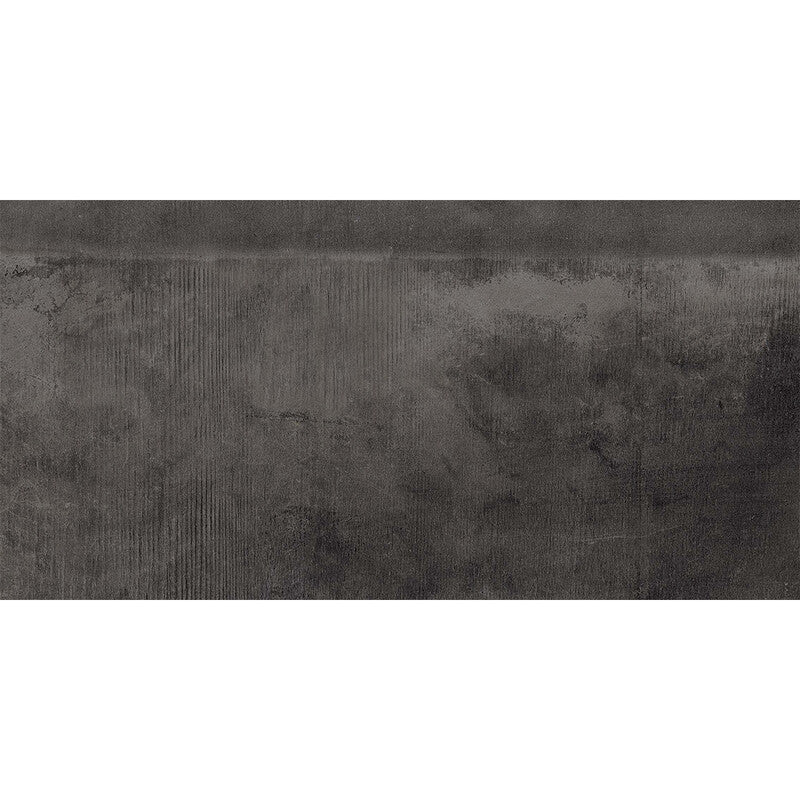 RESIDE PORCELAIN: Black Rectangle Field Tile (r11 textured | 24"x48"x5/16" | rectified)