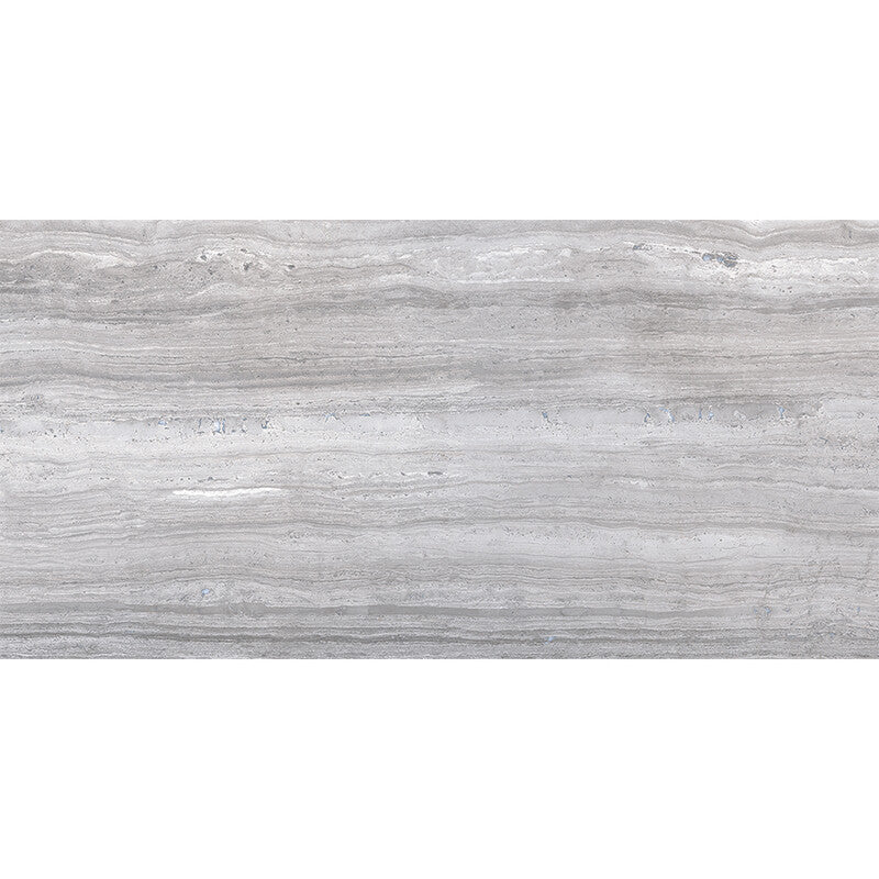 ZENIT PORCELAIN: Grey Rectangle Field Tile (polished | 12"x24"x5/16" | rectified)