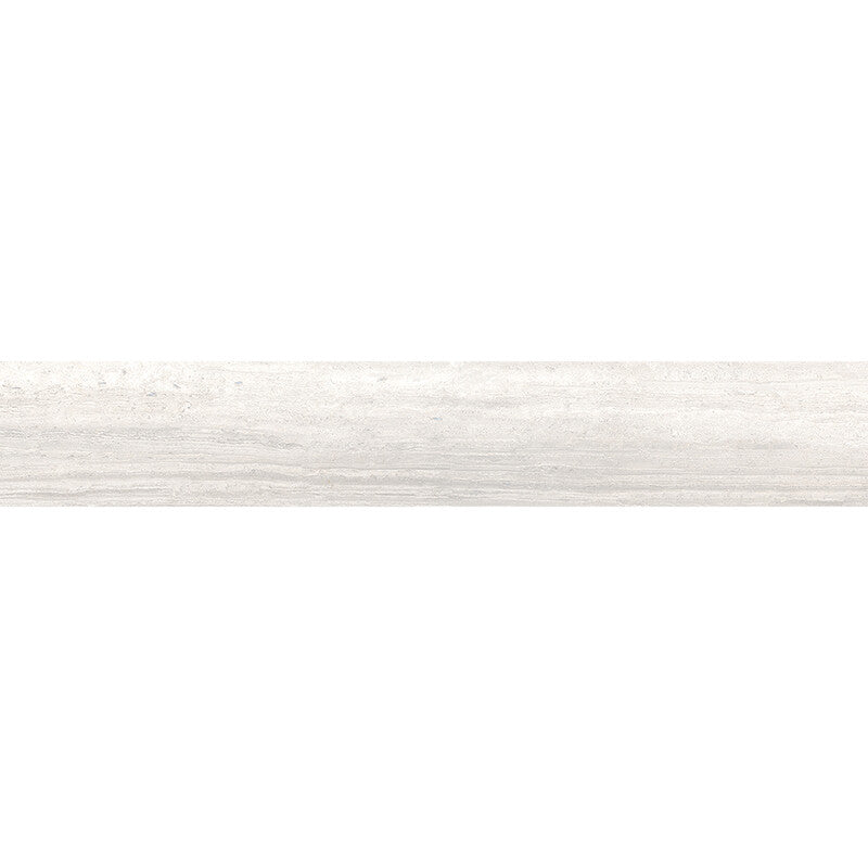 ZENIT PORCELAIN: White Porcelain Sbn Single Long Bullnose (honed | 4"x24"x5/16" | rectified)