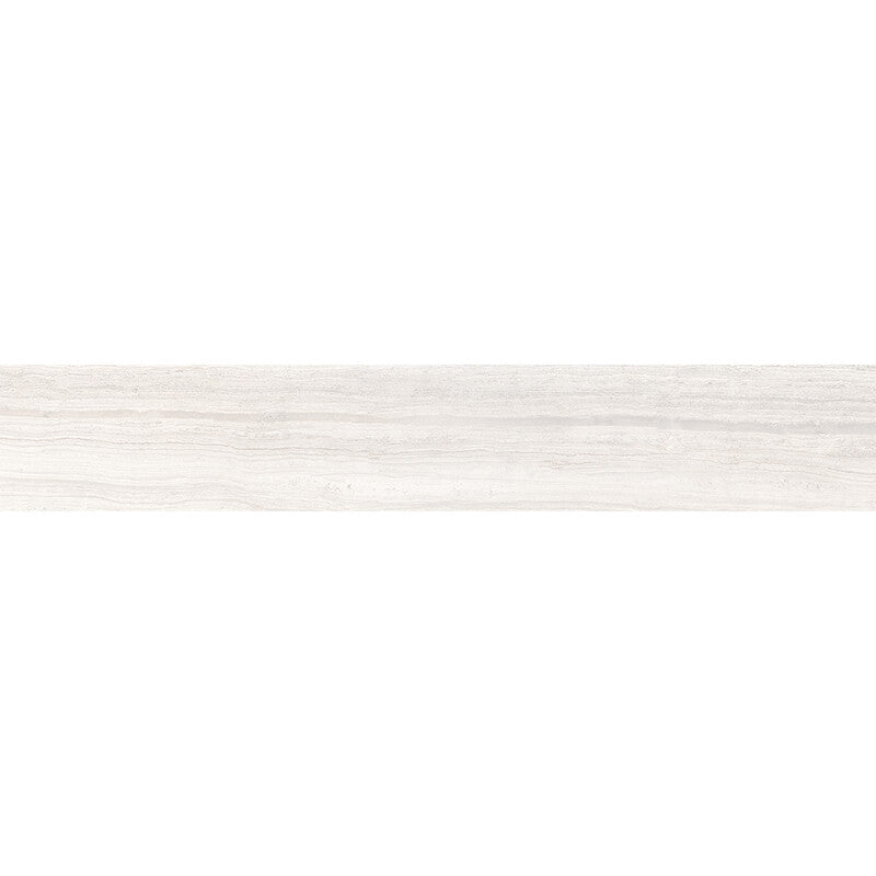 ZENIT PORCELAIN: White Porcelain Sbn Single Long Bullnose (polished | 4"x24"x5/16" | rectified)