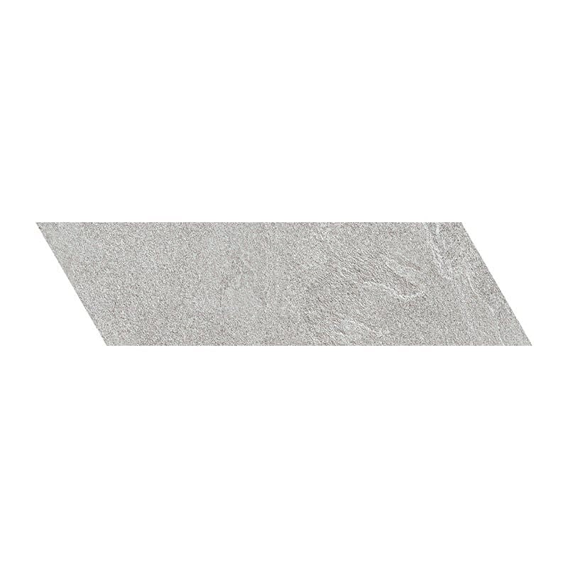 WATERFALL PORCELAIN: Silver Flow Stone Chevron Field Tile (natural | 6"x19"x39/64" | rectified)